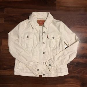 Levi Strauss white jacket Small